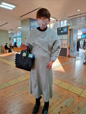 「IENA（イエナ）のアイテム」を使った、みやさん（レディース・160cm）の冬コーディネート