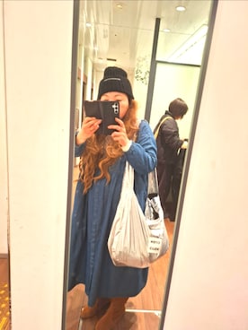 「Timのアイテム（ファッション雑貨、ブラック系）」を使った、みやさん（レディース・160cm）の春コーディネート