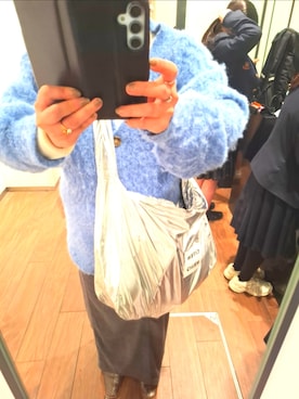 「SM2（エスエムツー）のアイテム（カーディガン/ボレロ、ブルー系）」を使った、みやさん（レディース・160cm）の春コーディネート