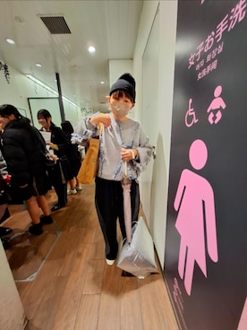 「Java（ジャバ）のアイテム（パンツ）」を使った、みやさん（レディース・160cm）の冬コーディネート