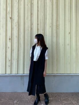 「HARE（ハレ）のアイテム（その他アウター）」を使った、pinoさん（レディース・151cm）の秋コーディネート