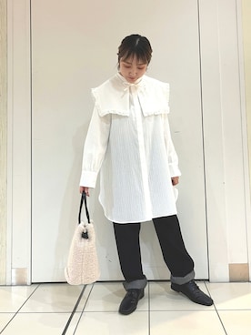 「アイテム（その他シューズ）」を使った、yacchiさん（レディース・149cm）の秋コーディネート