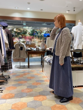 「アウターコーデ」｜「アイテム（その他シューズ）」を使った、yacchiさん（レディース・149cm）の冬コーディネート
