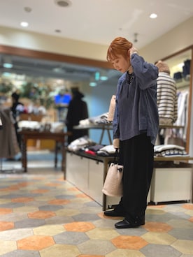 「Laugoa（ラウゴア）のアイテム」を使った、yacchiさん（レディース・149cm）の秋コーディネート