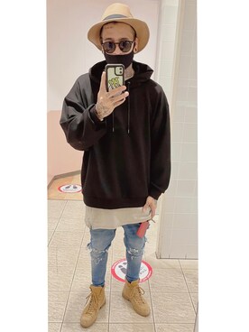 「ZARA MAN」｜「アイテム（マウンテンパーカー）」を使った、vinnytknsさん（メンズ・180cm）の夏コーディネート