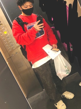 「MASONPRINCE（メイソンプリンス）のアイテム（スウェット）」を使った、yukiさん（メンズ・162cm）の夏コーディネート