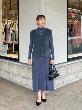 「シャギー」｜「アイテム（ワンピース/ドレス）」を使った、いつきさん（レディース・164cm）の夏コーディネート