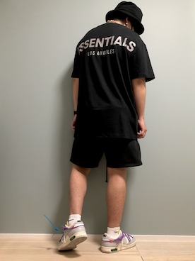 「OFF-WHITE」｜「アイテム（帽子）」を使った、natsuko1990さん（メンズ・164cm）の秋コーディネート