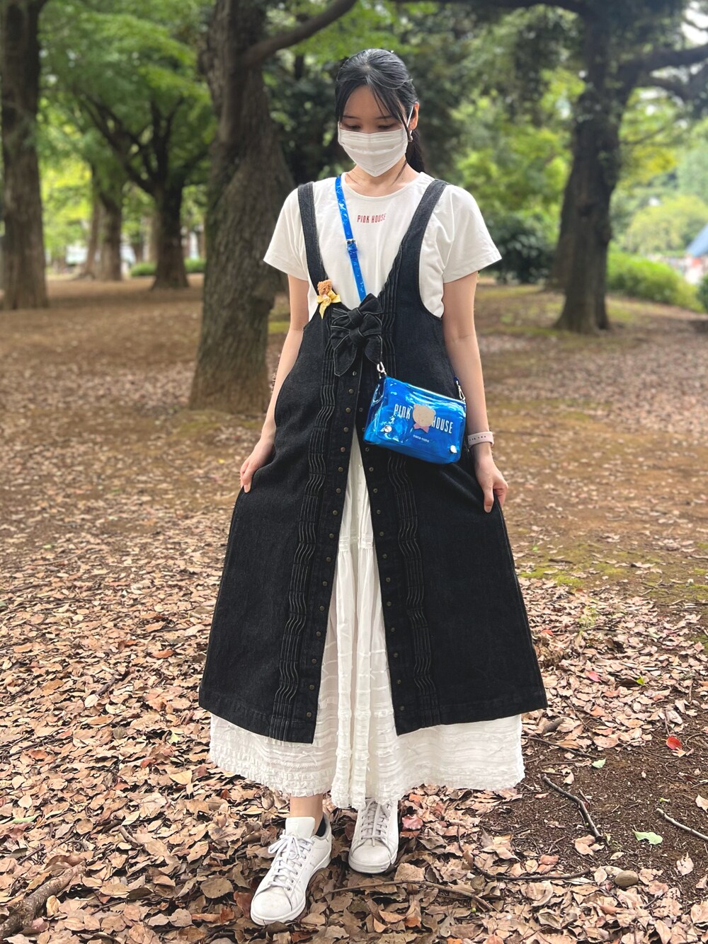 【試着のみ】ピンクハウス カーキ ジャンパースカート/2021年 春 試着のみ】ピンクハウス カーキ ジャンパースカート/2021年 春