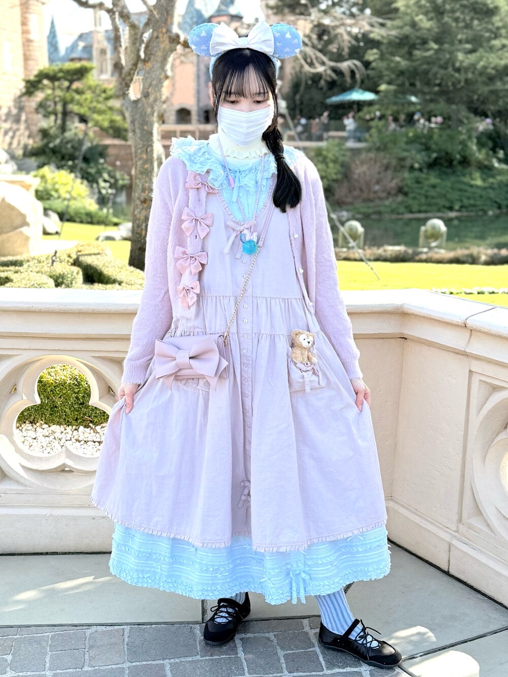 ピンクハウス ジャンパースカート ピンクハウスPINKHOUSEワッペン付きコットンジャンパースカート黒正規