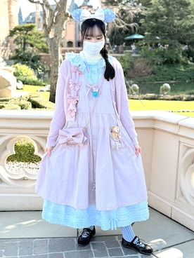 「PINK HOUSE（ピンクハウス）のアイテム」を使った、fukukirokuさん（レディース・168cm）の春コーディネート