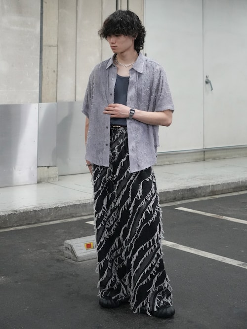 Waffle layered tank top/ワッフルレイヤードタンクトップ