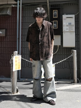 「アイテム（アクセサリー）」を使った、ヤマネンさん（メンズ・171cm）の夏コーディネート