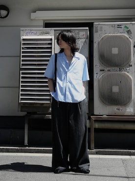 「CASPER JOHN（キャスパージョン）のアイテム」を使った、ヤマネンさん（メンズ・171cm）の夏コーディネート