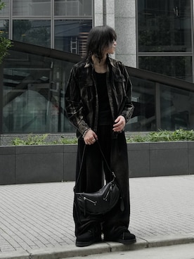 「CASPER JOHN（キャスパージョン）のアイテム（パンツ）」を使った、ヤマネンさん（メンズ・171cm）の秋コーディネート