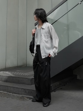 「CASPER JOHN（キャスパージョン）のアイテム」を使った、ヤマネンさん（メンズ・171cm）の春コーディネート