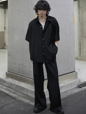 「アイテム（ウォレットチェーン）」を使った、ヤマネンさん（メンズ・171cm）の夏コーディネート