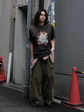 ヤマネンさん(メンズ・171cm)の夏コーディネート
