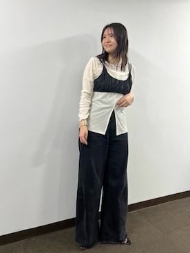 「ビスチェコーデ」｜norikoさん（レディース・161cm）の秋コーディネート