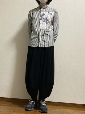 「ENFOLD（エンフォルド）のアイテム」を使った、JWAndousanさん（メンズ・182cm）の秋コーディネート