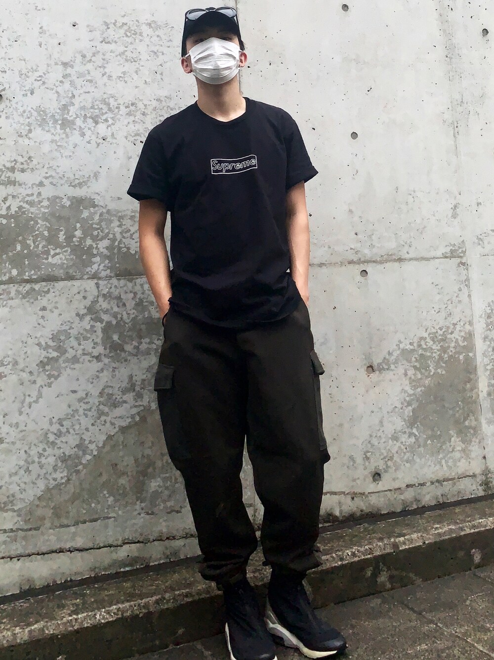 Supreme ロゴ入り長袖カットソー ホワイト　登坂広臣着用 Supreme ロゴ入り長袖カットソー ホワイト 登坂広臣着用
