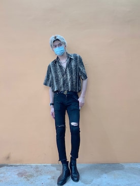 「VII&CO（VII&CO）のアイテム」を使った、Ivan Hsuさん（メンズ・178cm）の夏コーディネート