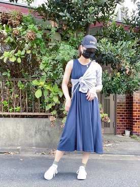 「GORGE（ゴージ）のアイテム（帽子）」を使った、sion1007さん（レディース・162cm）の秋コーディネート