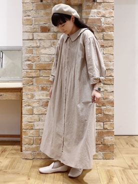 「TSUHARU by Samansa Mos2（ツハルバイサマンサモスモス）のアイテム（帽子）」を使った、takano.さん（レディース・152cm）の秋コーディネート