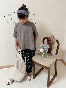「アイテム（サンダル）」を使った、ko_ai_to🎶さん（キッズ・122cm）の夏コーディネート