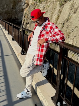 「GAP（ギャップ）のアイテム」を使った、AsHoKさん（メンズ・170cm）の秋コーディネート