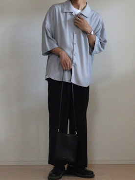 「アイテム（ドレスシューズ）」を使った、たあさん（メンズ・178cm）の夏コーディネート