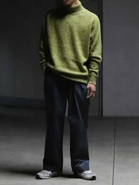 「秋トレンド2021」｜「アイテム（財布/小物）」を使った、たあさん（メンズ・178cm）の秋コーディネート