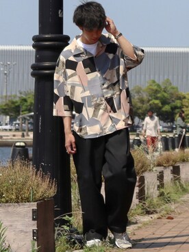 「COOLなこのコが仲間入り」｜「アイテム（財布/小物）」を使った、たあさん（メンズ・178cm）の夏コーディネート