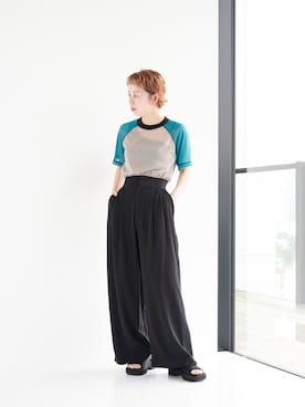 「オンオフ兼用」｜城戸 穂乃香さん（レディース・155cm・20代）の夏コーディネート