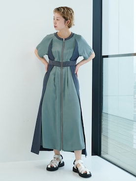 城戸 穂乃香さん（レディース・155cm）の夏コーディネート