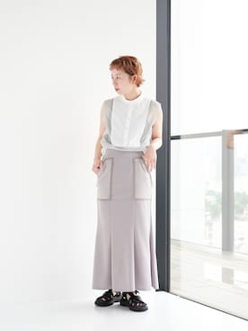 城戸 穂乃香さん（レディース・155cm）の夏コーディネート