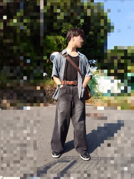 「アイテム（タンクトップ）」を使った、hotoさん（メンズ・165cm・10代）の夏コーディネート