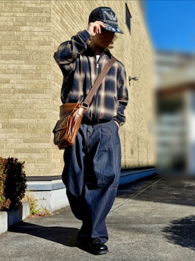 「CASPER JOHN（キャスパージョン）のアイテム」を使った、hotoさん（メンズ・165cm）の春コーディネート