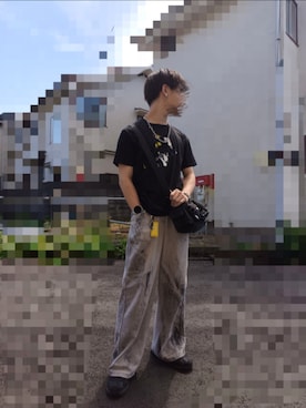 「アイテム（バッグ）」を使った、hotoさん（メンズ・165cm・10代）の秋コーディネート