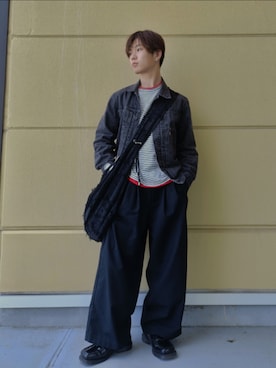 「Levi's（リーバイス）のアイテム（ジャケット/アウター）」を使った、hotoさん（メンズ・165cm）の春コーディネート