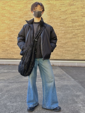 「CASPER JOHN（キャスパージョン）のアイテム」を使った、hotoさん（メンズ・165cm）の冬コーディネート