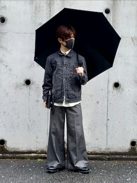 「アイテム（イヤーカフ）」を使った、hotoさん（メンズ・165cm）の春コーディネート