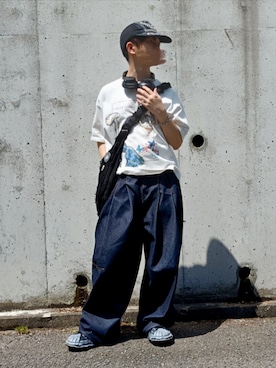 「MIHARAYASUHIRO（ミハラヤスヒロ）のアイテム」を使った、hotoさん（メンズ・165cm）の春コーディネート