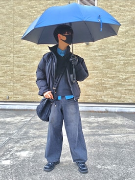 「CASPER JOHN（キャスパージョン）のアイテム」を使った、hotoさん（メンズ・165cm）の冬コーディネート