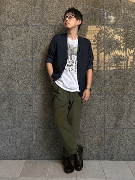 「LOEWE（ロエベ）のアイテム」を使った、yaskto さん（メンズ・180cm）の夏コーディネート