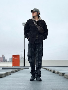 「GAP（ギャップ）のアイテム」を使った、yaskto さん（メンズ・180cm）の冬コーディネート