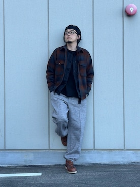 「PENDLETON（ペンドルトン）のアイテム」を使った、yaskto さん（メンズ・180cm）の冬コーディネート