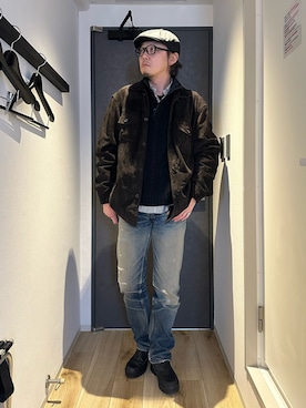 「CPH（シーピーエイチ）のアイテム」を使った、yaskto さん（メンズ・180cm）の冬コーディネート