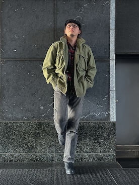 「PENDLETON（ペンドルトン）のアイテム（トップス）」を使った、yaskto さん（メンズ・180cm）の冬コーディネート