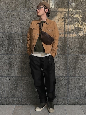 「GAP（ギャップ）のアイテム（ジャケット/アウター）」を使った、yaskto さん（メンズ・180cm）の春コーディネート